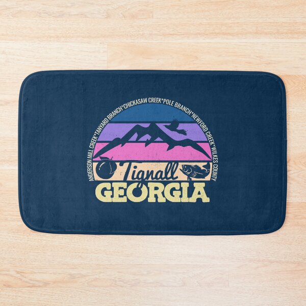 Item preview, Tignall Georgia Sunset Retro Vintage Local Pride Logo designed and sold by CRHPOD20.