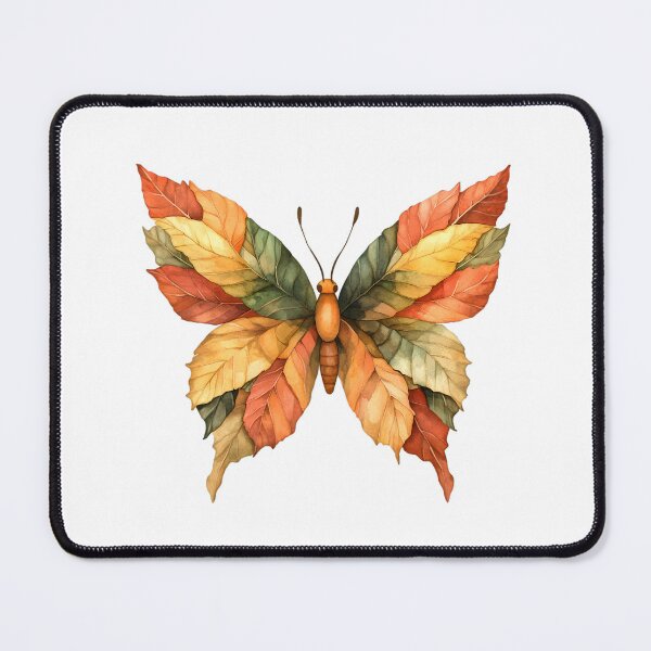 Item preview, A butterfly crafted from fall leaves designed and sold by Mariana Shymkovych.