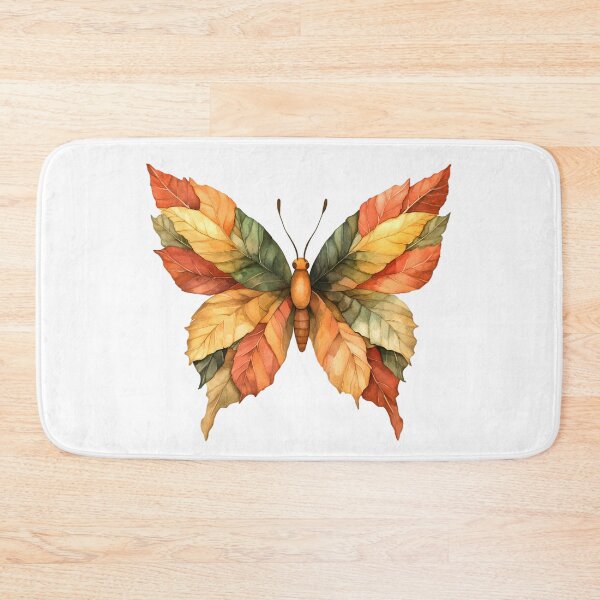 Item preview, A butterfly crafted from fall leaves designed and sold by Mariana Shymkovych.
