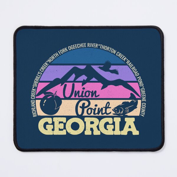 Item preview, Union Point Georgia Sunset Retro Vintage Local Pride Logo designed and sold by CRHPOD20.