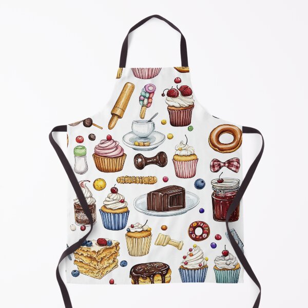 Item preview, Sweet Desserts And Bakes In Watercolor Style designed and sold by Piotrek0001.