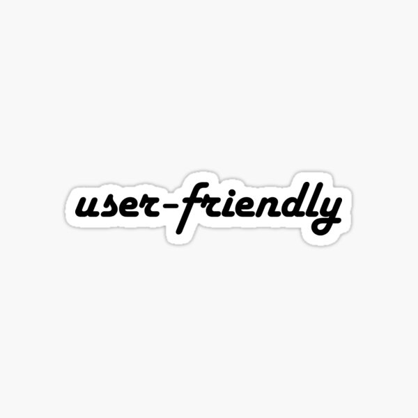 Item preview, User-Friendly designed and sold by UserThreads.