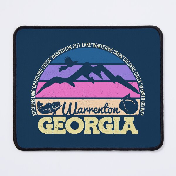 Item preview, Warrenton Georgia Sunset Retro Vintage Local Pride Logo designed and sold by CRHPOD20.
