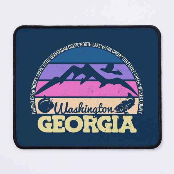 Item preview, Washington Georgia Sunset Retro Vintage Local Pride Logo designed and sold by CRHPOD20.