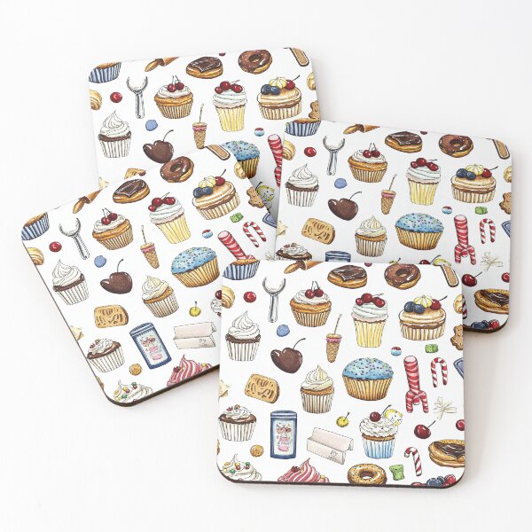 Item preview, Sweet Desserts and Pastries in Soft Watercolors designed and sold by Piotrek0001.