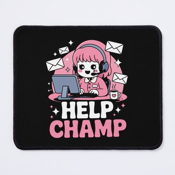 Item preview, Help Champ Adorable Support Pro designed and sold by Taans-Creation.