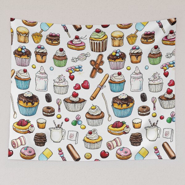 Item preview, Colorful Candies and Cakes in Delightful Style designed and sold by Piotrek0001.
