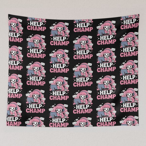 Item preview, Help Champ Adorable Support Pro designed and sold by Taans-Creation.