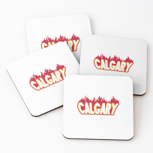 Item preview, Calgary Flames Fire Logo designed and sold by Wools Sports.