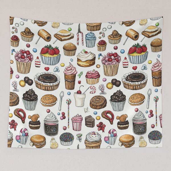 Item preview, Pastel Bakery Delights with Cozy Dessert Vibes designed and sold by Piotrek0001.