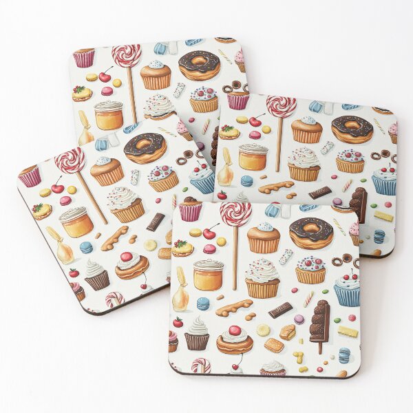 Item preview, Delicious Watercolor Pastries for Dessert Lovers designed and sold by Piotrek0001.