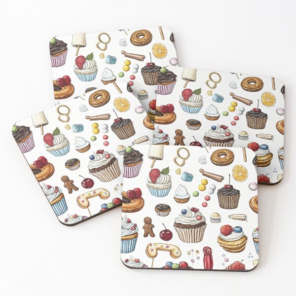 Item preview, Glazed Donuts and Cookies in Pastel Colors designed and sold by Piotrek0001.