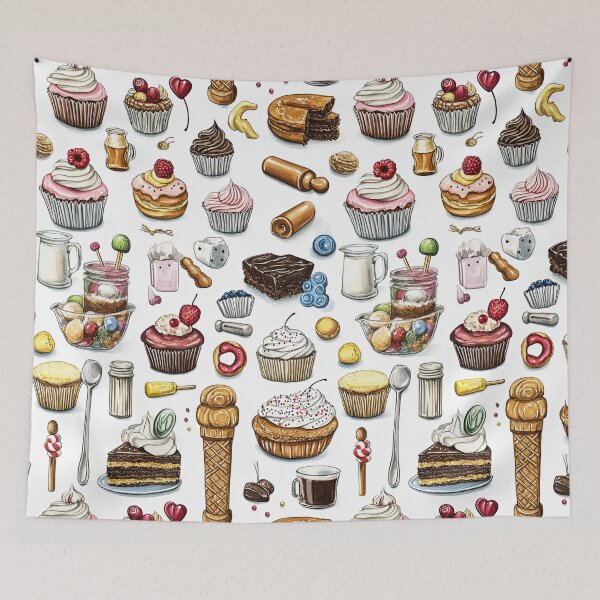 Item preview, Cupcakes and Chocolates in Cheerful Composition designed and sold by Piotrek0001.