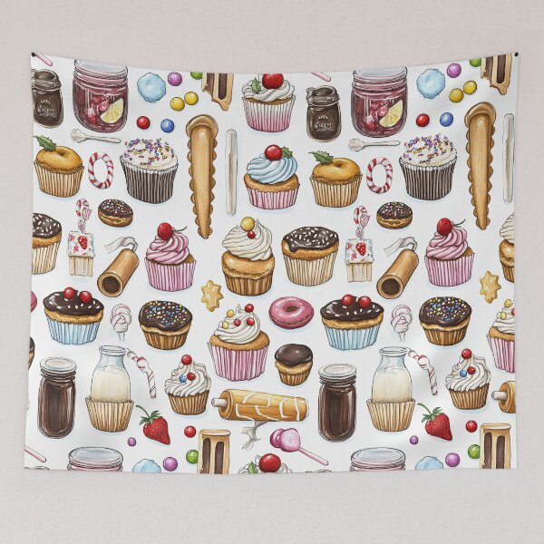 Item preview, Sweet Tooth Heaven in Whimsical Pastel Art designed and sold by Piotrek0001.