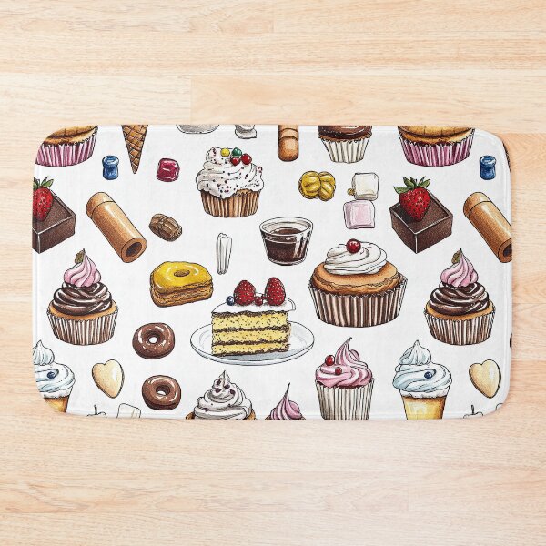 Item preview, Cute Dessert Assortment with Playful Candy Colors designed and sold by Piotrek0001.