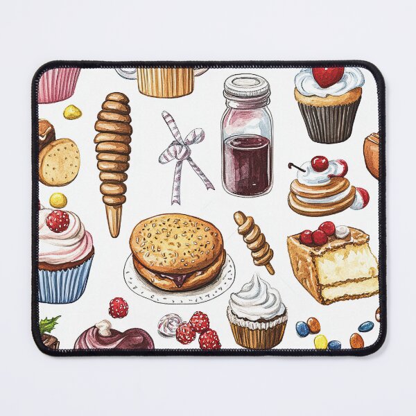 Item preview, Adorable Dessert Illustration with Cakes and Cookies designed and sold by Piotrek0001.