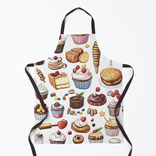 Item preview, Adorable Dessert Illustration with Cakes and Cookies designed and sold by Piotrek0001.