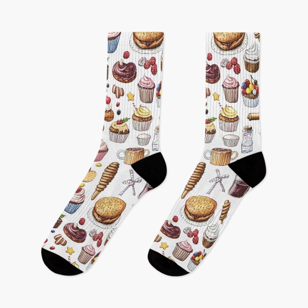Item preview, Adorable Dessert Illustration with Cakes and Cookies designed and sold by Piotrek0001.