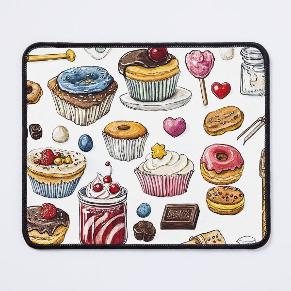 Item preview, Yummy Art Featuring Pastries and Sugary Snacks designed and sold by Piotrek0001.