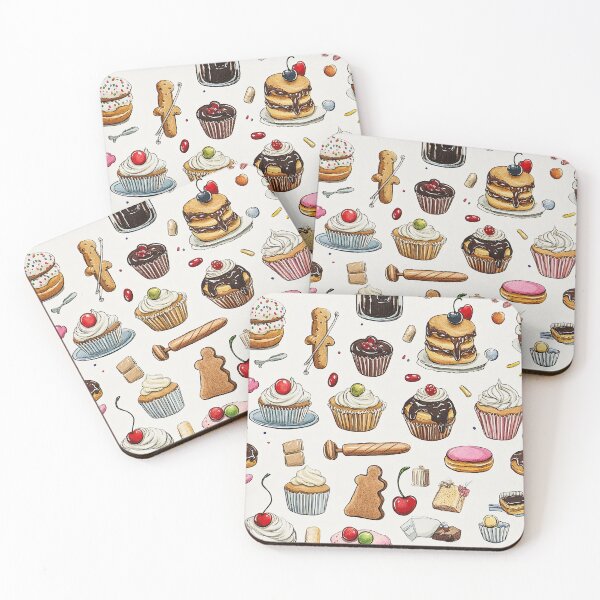 Item preview, Colorful Baking Treats on Clean White Space designed and sold by Piotrek0001.