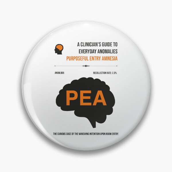 Item preview, Purposeful Entry Amnesia Funny Forgetful Humor PEA designed and sold by Stadify.