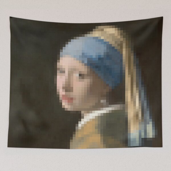 Item preview, Art is Crime #03 - Girl with a Pearl Earring - Johannes Vermeer designed and sold by HdotO.