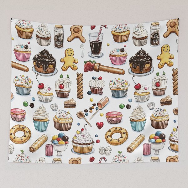 Item preview, Fun and Tasty Sweets in Whimsical Display designed and sold by Piotrek0001.