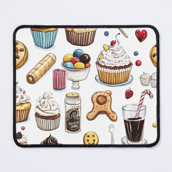 Item preview, Cupcakes Donuts Cookies and Ice Cream Layout designed and sold by Piotrek0001.