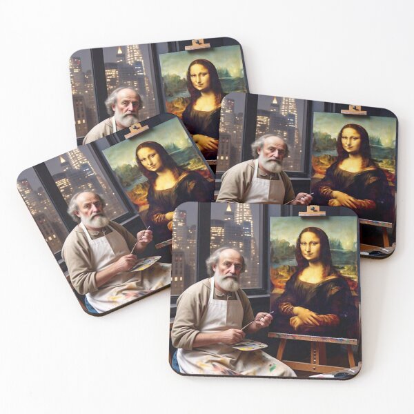 Item preview, D The New Da Vinci in New York" – Urban Surrealist Art designed and sold by Sofiabenit1.