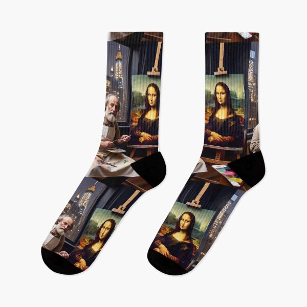 Item preview, D The New Da Vinci in New York" – Urban Surrealist Art designed and sold by Sofiabenit1.