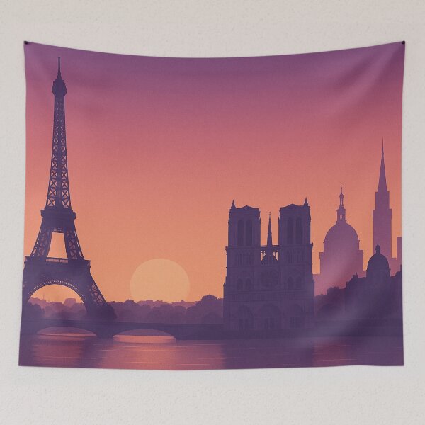 Item preview, Paris skyline, Eiffel Tower designed and sold by Mauswohn.