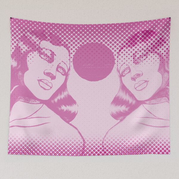 Item preview, Andromeda doppelganger vintage pink  designed and sold by kanakeen.