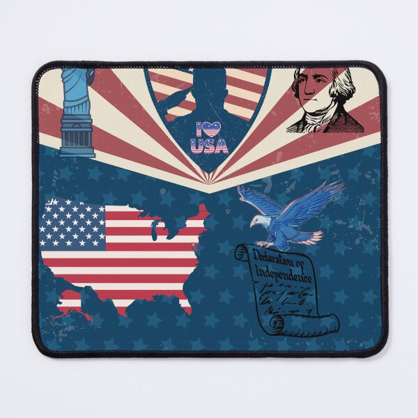 Item preview, Patriotic 4th of July USA Independence Day Design – Vintage Retro American Pride Art designed and sold by KantaponEarth.