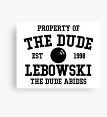 The Big Lebowski Canvas Print