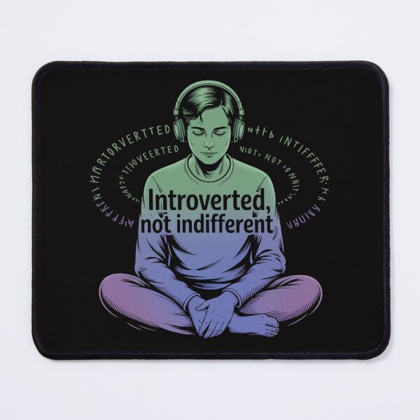 Item preview, Introvert Statement Art – Quiet but Strong Graphic Design designed and sold by Slavicsoul.