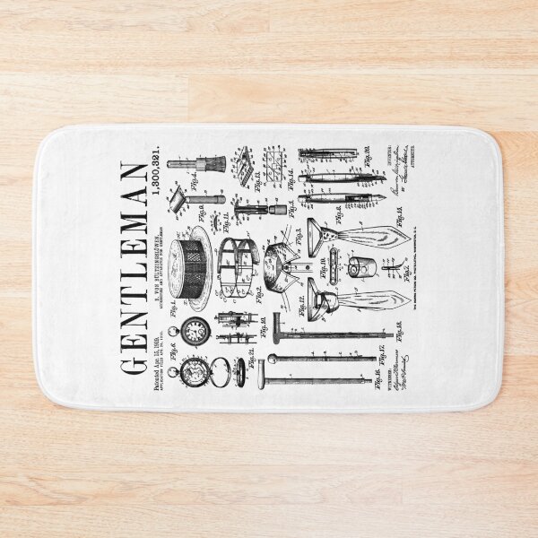 Item preview, Gentleman Dapper Businessman Dad Men Vintage Patent Print designed and sold by GrandeDuc.