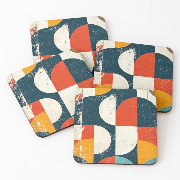 Item preview, Distressed Retro Abstract Circles  1 designed and sold by SparroCreative.