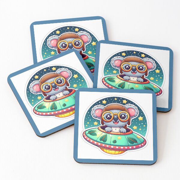 Item preview, UFO Funny Koala designed and sold by ArtistEmbrace.