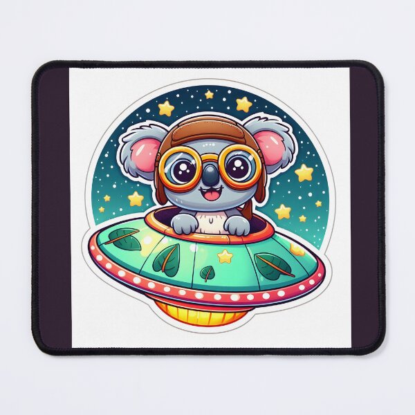 Item preview, UFO Funny Koala designed and sold by ArtistEmbrace.