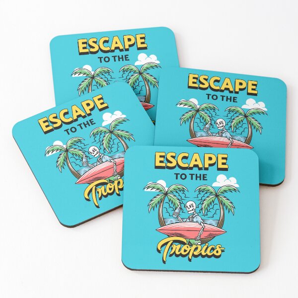 Item preview, Escape to the Tropics Skeleton Surf  designed and sold by rdxart.