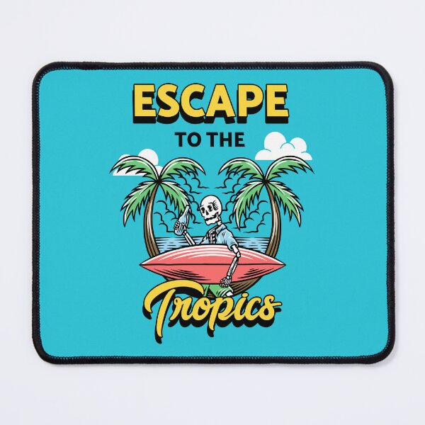 Item preview, Escape to the Tropics Skeleton Surf  designed and sold by rdxart.