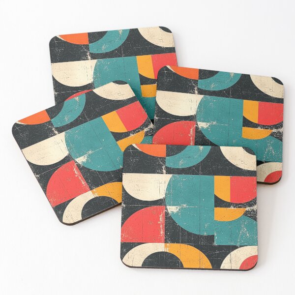 Item preview, Distressed Retro Abstract Circles  4 designed and sold by SparroCreative.