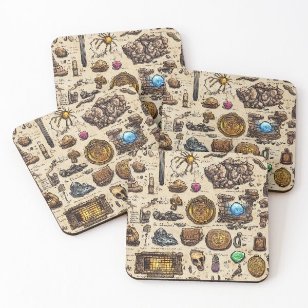 Item preview, Ancient Artifacts and Symbols on Aged Parchment designed and sold by Piotrek0001.