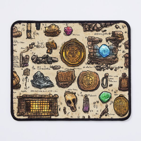 Item preview, Ancient Artifacts and Symbols on Aged Parchment designed and sold by Piotrek0001.