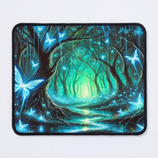 Item preview, Bioluminescent Butterflies in Forest designed and sold by clipify.