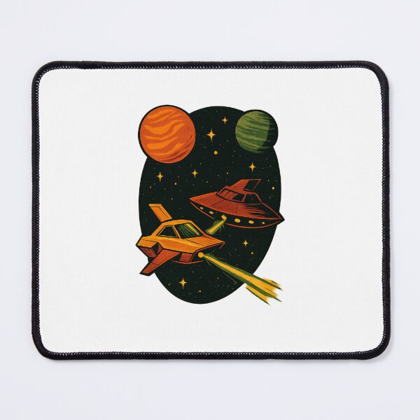 Item preview, Retro Duel – UFO vs Space Racer designed and sold by Fleetwood1994.