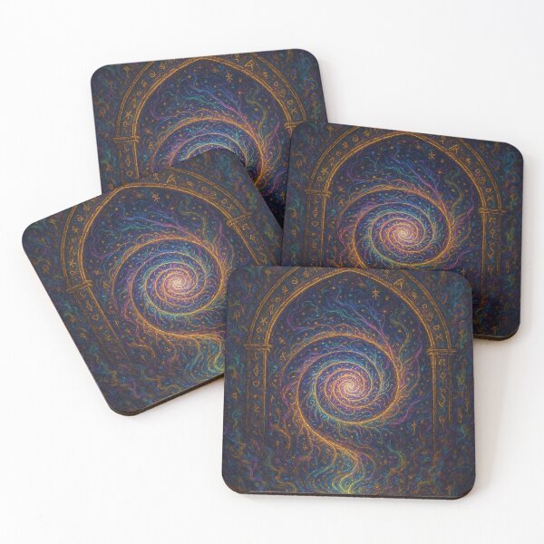 Item preview, "Spiral of Awakening – Cosmic Portal of Mystical Energy" designed and sold by GalenaDeco.