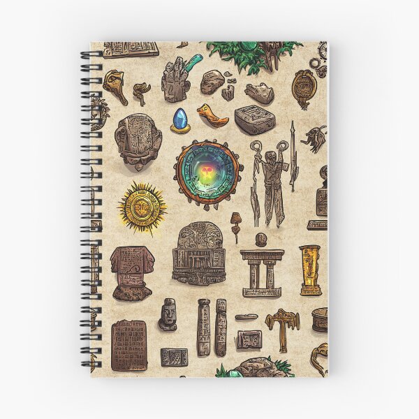 Item preview, Ancient Relics and Symbols on Weathered Parchment designed and sold by Piotrek0001.