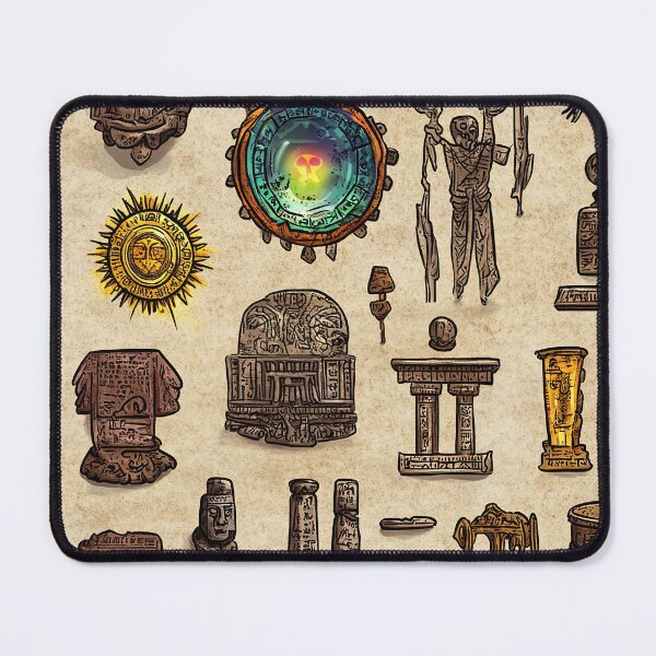 Item preview, Ancient Relics and Symbols on Weathered Parchment designed and sold by Piotrek0001.