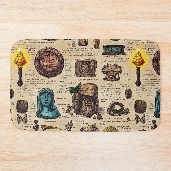 Item preview, Forgotten Objects and Symbols in Ancient Scroll Style designed and sold by Piotrek0001.